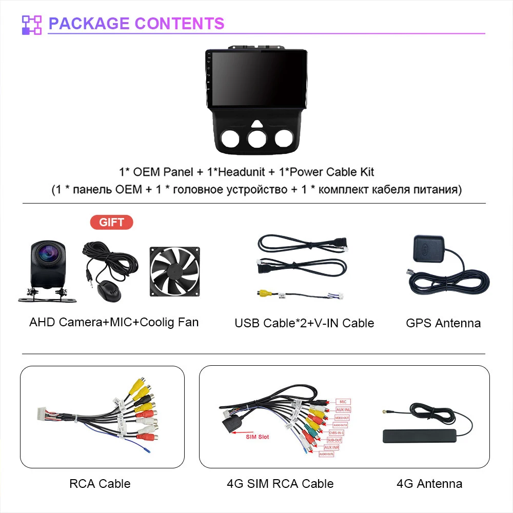 Android 16 Carplay Auto 2K Screen WIFI+4G Car Radio Multimedia Player For Dodge RAM 2012 - 2017 Autoradio Stereo Navigation