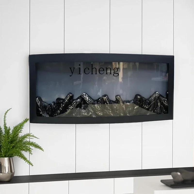 

4-10 modern creative electronic fireplace decoration ornament household living room decoration