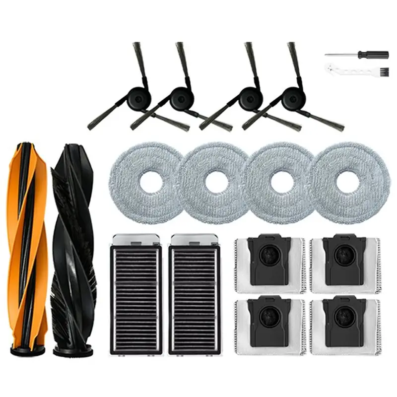 [NEWA66Z!】 For Combo Robot Vacuum Vacuum Brush Dust Bag Filter Roller Mop Replacement Accessories