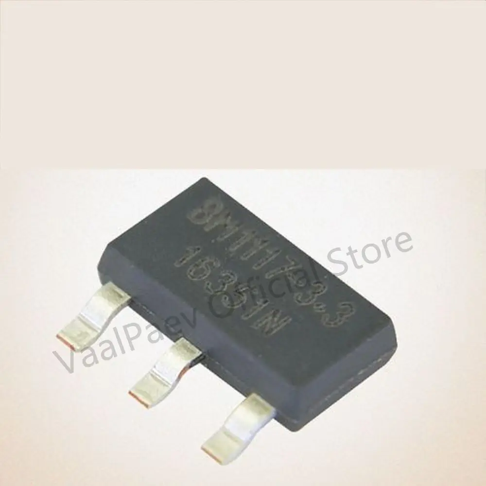 

BM1117-3.3 50pcs/lot LDO voltage regulator/regulator IC 3.3V 1.26V SOT-223 BM1117