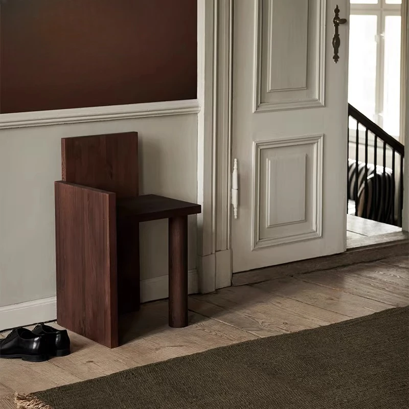 

Solid pine side table, living room sofa art side table