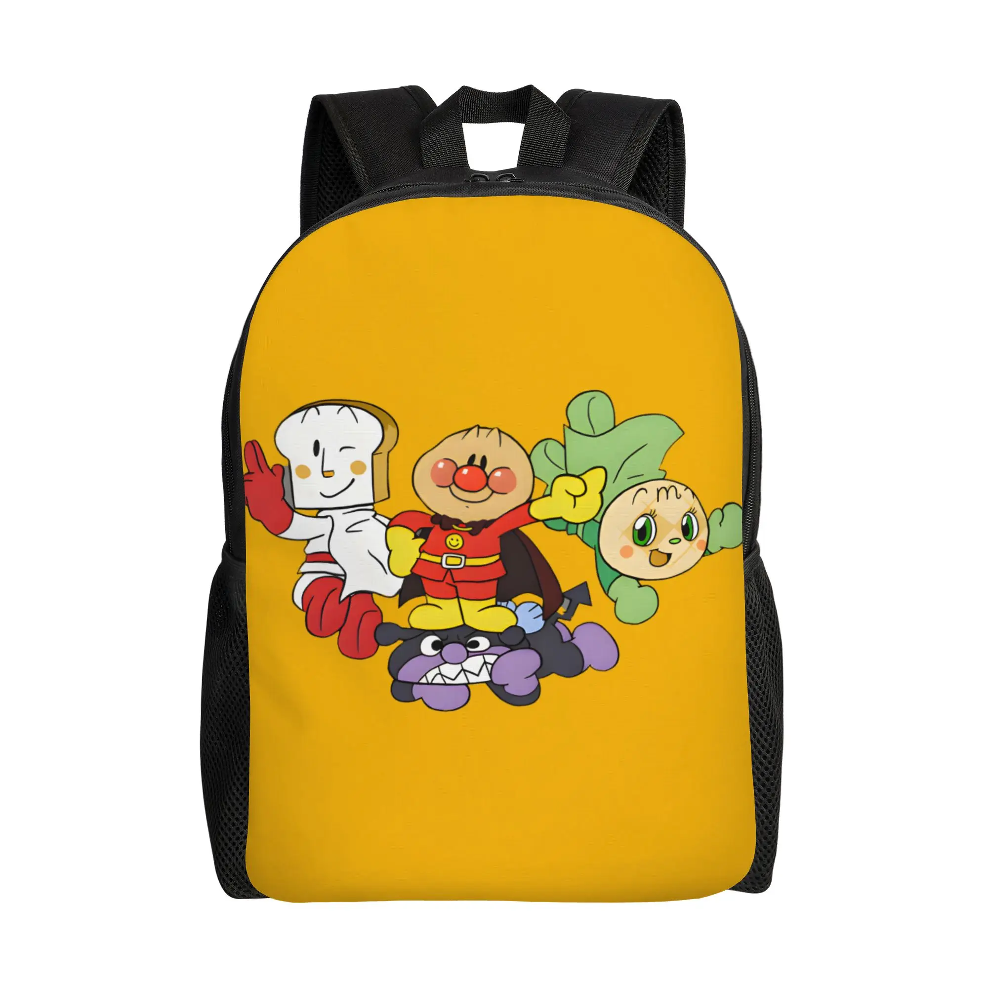 Bolsa de almacenamiento Anpanman Bandai, temporada de regreso a la escuela, Anime Superhero, mochila con diseño Harajuku de Japón