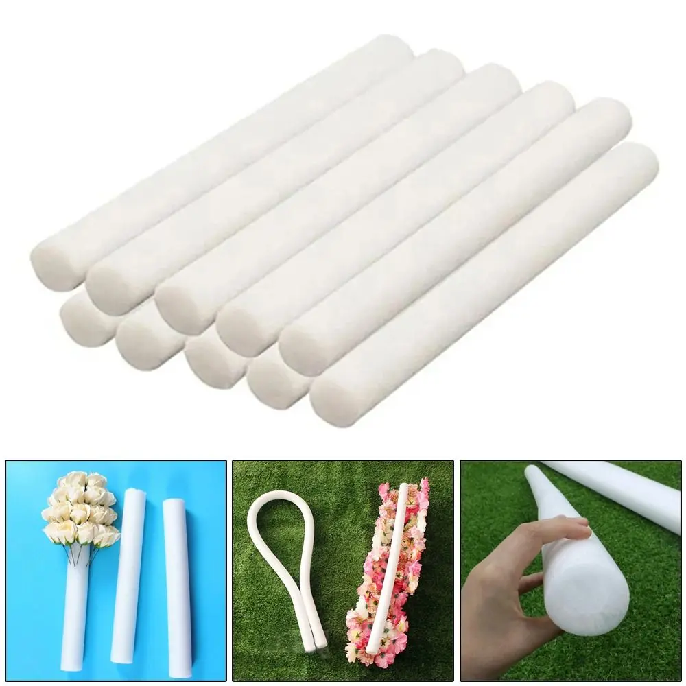 1Pcs Flower Arrangement Base Foam Strip Cylindrical DIY Sponge Stick 51*4cm Wedding Event Party Props Cotton Strip