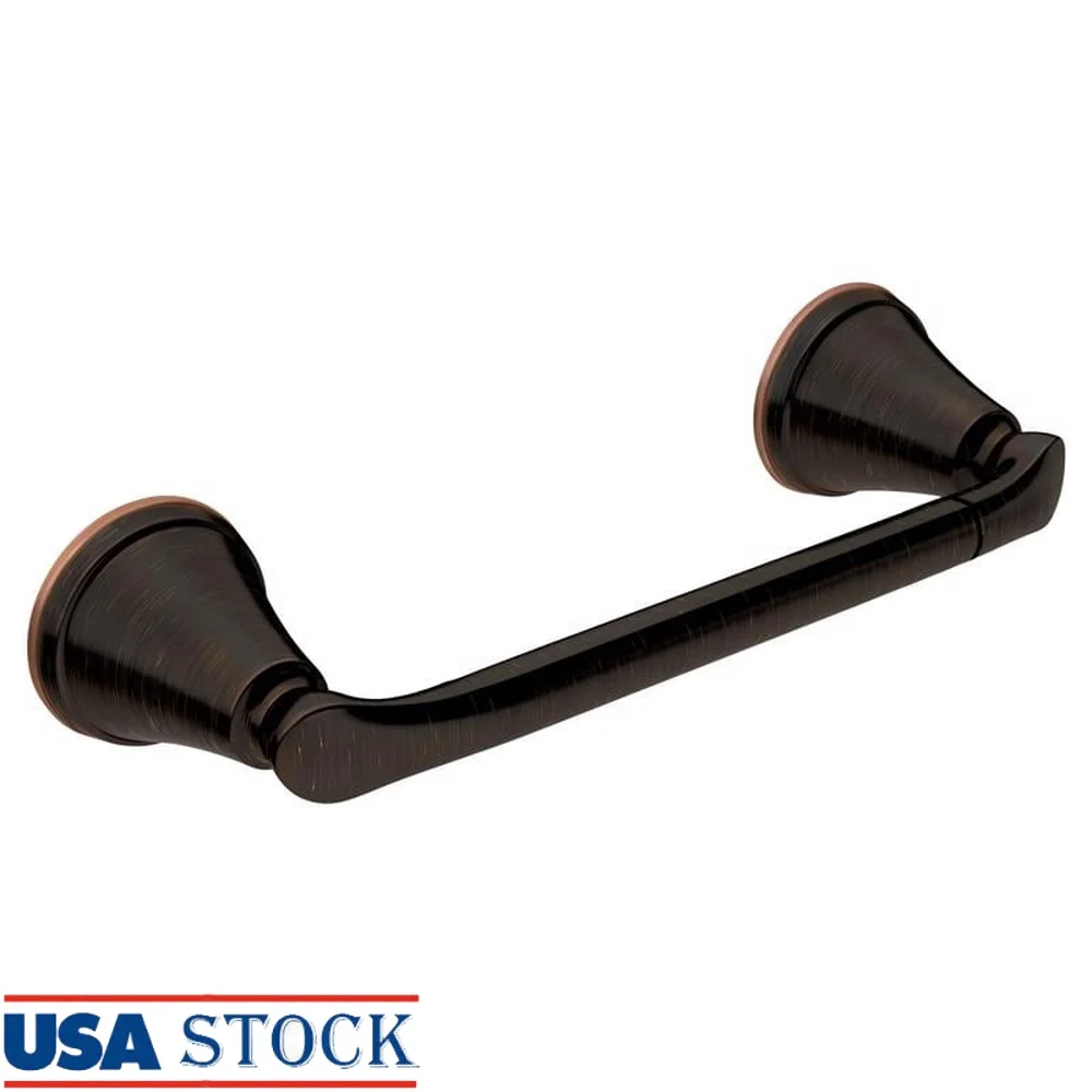 

Настенный держатель для туалетной бумаги Матовая бронза Цинковый сплав Легко сменный дизайн В комплект входит фурнитура Стильный аксессуар для ванной комнаты