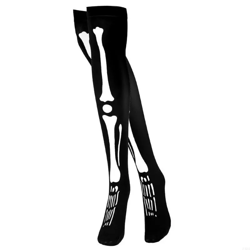 P88A Guanti con testa teschio Calza Accessorio per decorazione sfondo per feste domestiche per bambini Costume cosplay