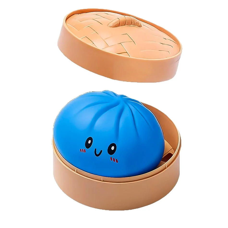 Blind box Kleurrijke Gesimuleerde Dumpling Squishy Ontspannende Angstverlichtende Antistress Gelukverhogende Rebound Knijp-speeltje