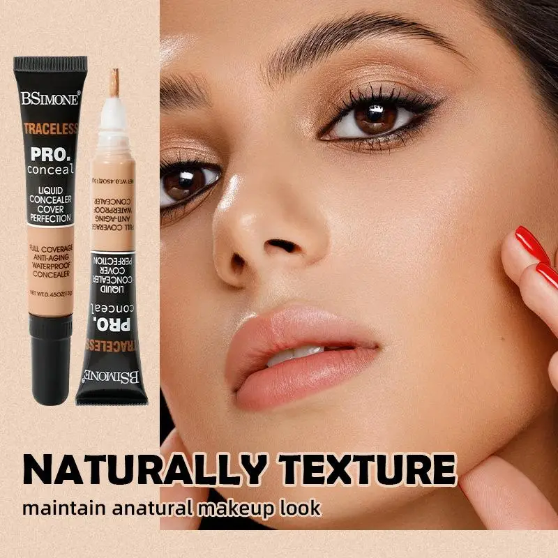 Ojeras y manchas de acné 13g corrector profesional corrector Flexible base líquida hidratante para cubrir