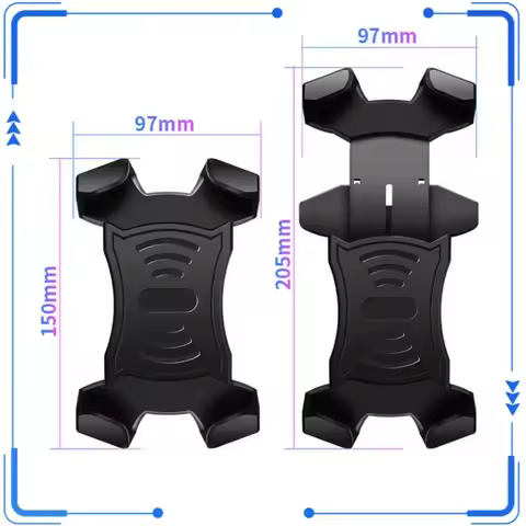 Universal Motorcycle Bike Bicycle Handlebar Mount Holder for Cell Phone GPS Stand Mechanical Holder for iPhone 11 pro Support