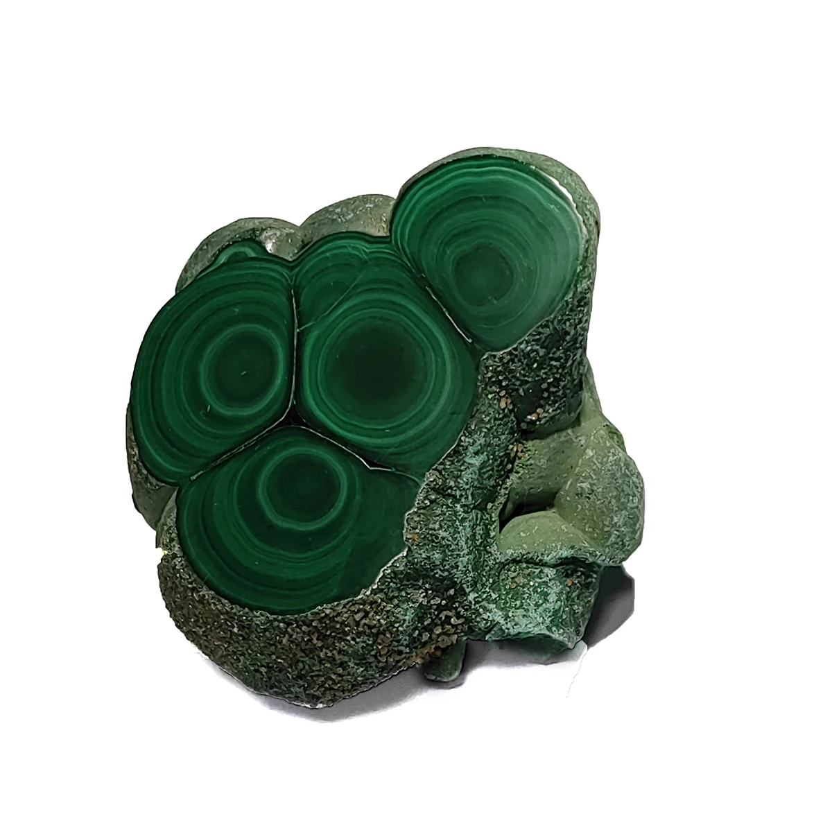 C1-3A 1PCS 100% Natural Malachite Polished Mineral Rough Stone Slices Quartz and Crystals Repair Crystal Teaching  Specimens