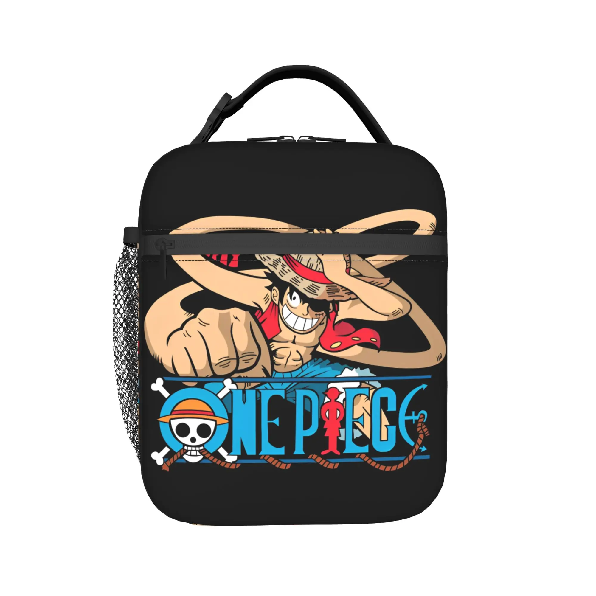 

luffys o-one-piece-e zoro Insulated Lunch Bag for Men Women Food Bag Portable Cooler Thermal Bento Box For Picnic