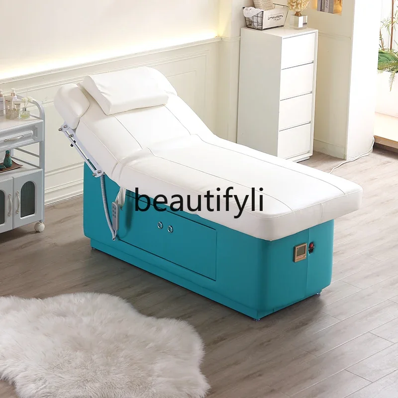 

ss D Electric beauty bed Beauty salon special latex massage Massage bed Multifunctional heating SPA treatment bed
