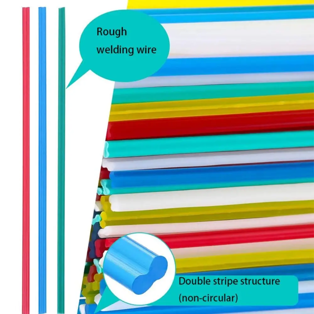 

Firmness PP Plastic Colourful Plastic Welding Rods Firmness Anti-corrosion Bumper Plastic Welding Wire Repair Welding Supplies