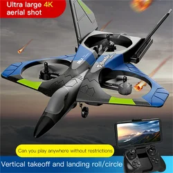 V27 aereo RC di grandi dimensioni 4K fotocamera aereo aliante 2.4G RC aereo RC Drone ragazze ragazzi bambini regali