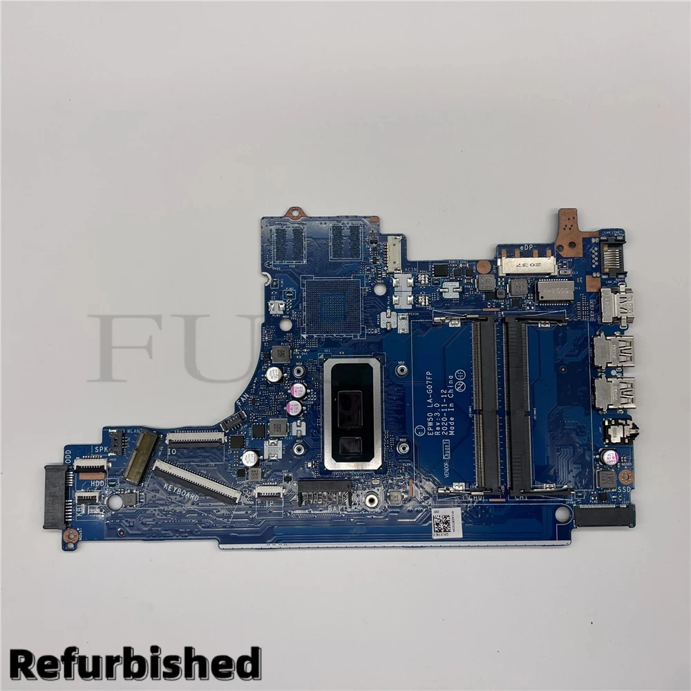 Laptop Motherboard Refurbished  LA-G07FP  For HP  15-DA with SRGL0 i3-10110U Tested 100% Work