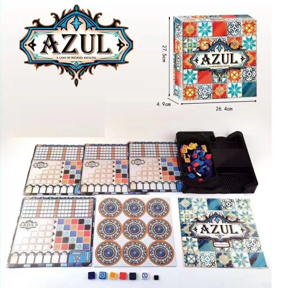 Gioco da tavolo colorato Brick Master AZUL Tile Series Glass Master cinese con nuovo gioco di posizionamento di espansione gioco Multiplayer