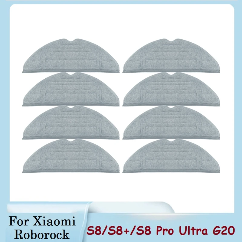 สําหรับ Roborock S8 S8 PLUS S8 + S8 Pro Ultra G20 Double Vibration Mop Pad เครื่องดูดฝุ่นหุ่นยนต์ Mop ผ้าอุปกรณ์เสริม