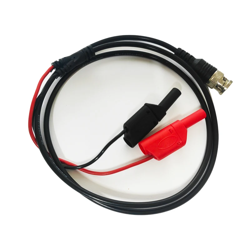 Oscilloscope test cable BNC to Banana type safety sheath plug 4mm 1 meter adapter test cable