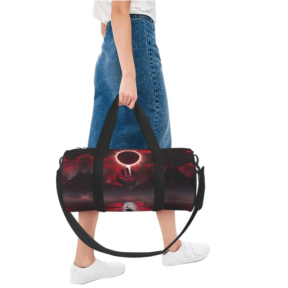 Japão Anime Sports Gym Bag para Homens e Mulheres, Weekender Duffel Bags com Bolso, Yoga Handbags, Travel Bag, Bereserk