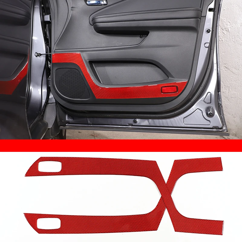 

For 2015-2019 Honda Pilot Soft Carbon Fiber Car Front Door Anti-kick Panel Cover Sticker Car Interior Protection Accessories