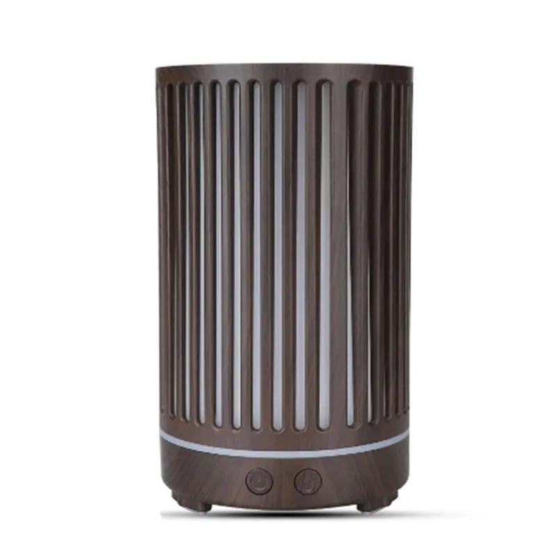 J1UL1N Simulated Wooden Printed Humidifie 200Ml Colorful Portable Humidifier Low Noise Small Humidifier For Bedroom Office Dark