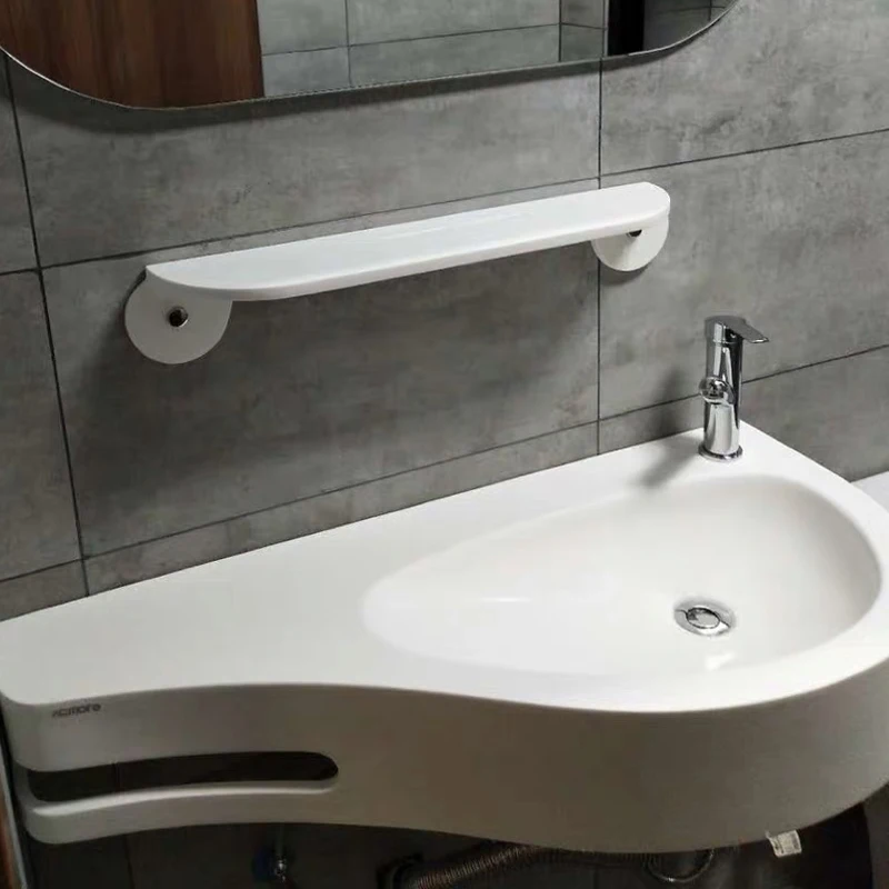 

*# 2026 Wholesale Wall Hung Artificial Stone Sink Bathroom Washbasin Semi Pedestal Basin