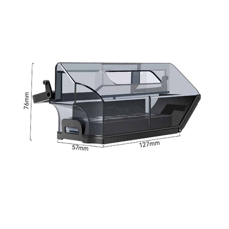 BAAN-2X пылесборник, детали контейнера для пылесборника для ECOVACS Deebot X1 OMNI/TUBRO T10, аксессуары для пылесборника, черный