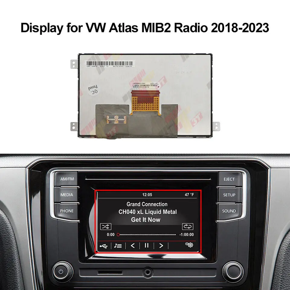 

Display for VW Golf 7 Tiguan Skoda Octavia 3 Rapid Yeti MIB2 Radio Media