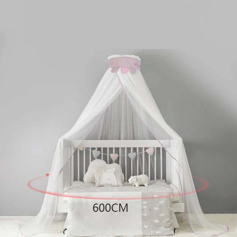 Baby Cot Mosquito Net Floor-standing Children\'s Crib Mosquito Net 5 Gears Height Adjustable Newborn Shading Anti-mosquito Cover