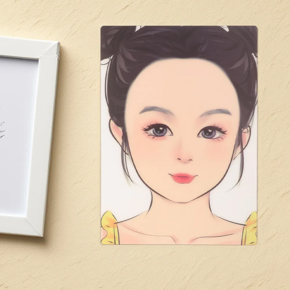 2pcs Face Paint Practice Board For Reusable Washable Makeup Tool Art Supply Face Painting Accessories ’S Party