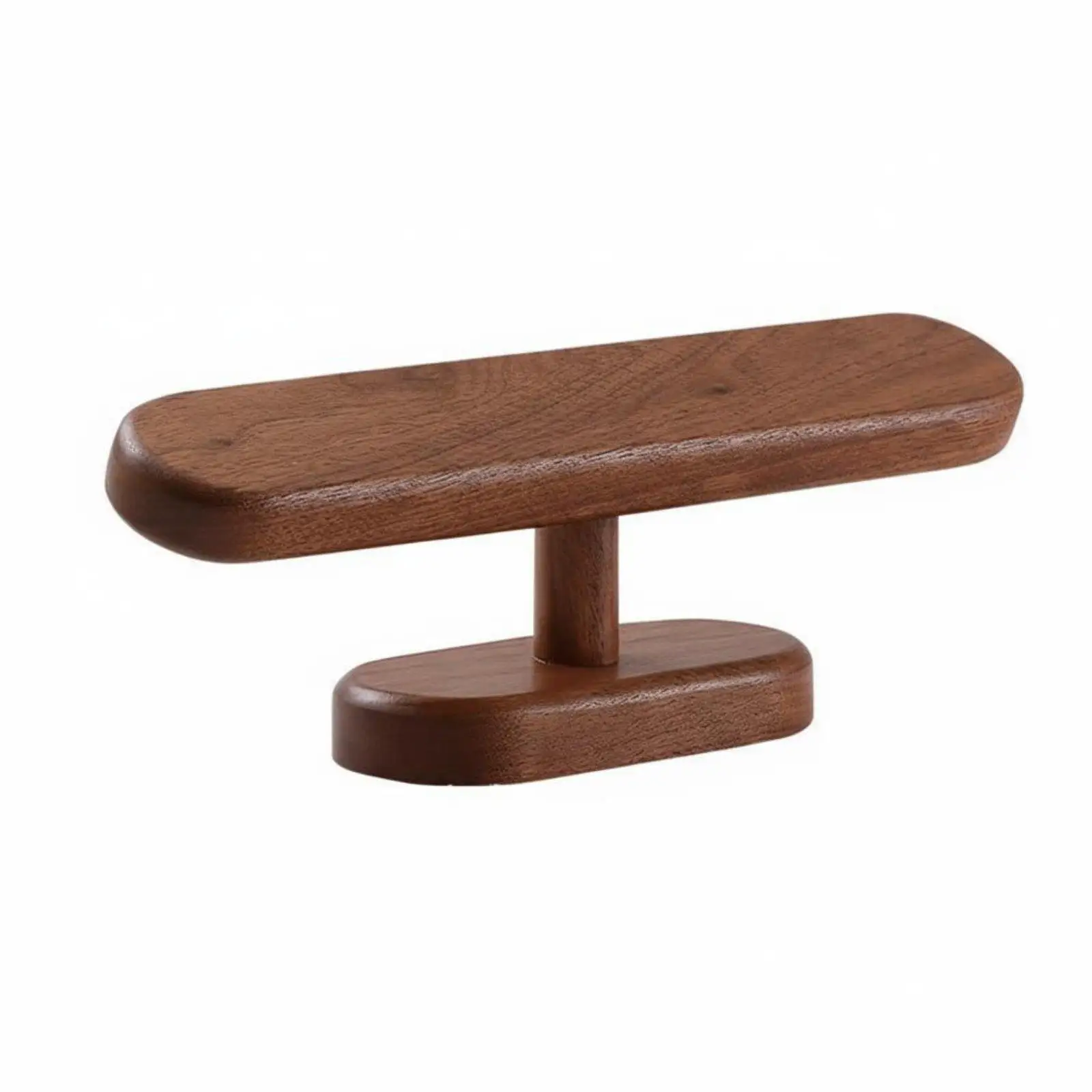 Natural Wood Jewelry Display Stand Holder for Necklace Bracelet Watch Organizer Storage Rack Showcase for Bedroom Retail Shop