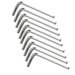 10pcs L Type Hex Wrench Hex Hexagon Wrench Key Wrench Screwdriver Optional 2mm 2.5mm 3mm Repair Tools Set