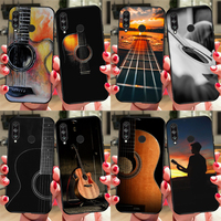 Music Guitar For Huawei Honor Magic 5 Lite X8 X9 X8a X9a 50 70 P20 P30 P40 P50 P60 Pro P Smart 2019 Case