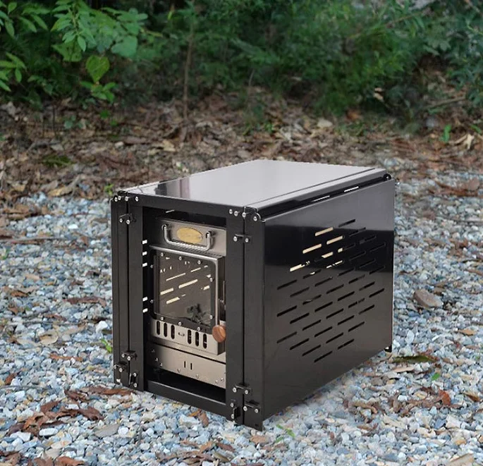 

STLFLarge Outdoor Wood Stove Stainless Steel Construction for Patio Barn Picnic Camping Tent Heating Quality Camping Grills Prod