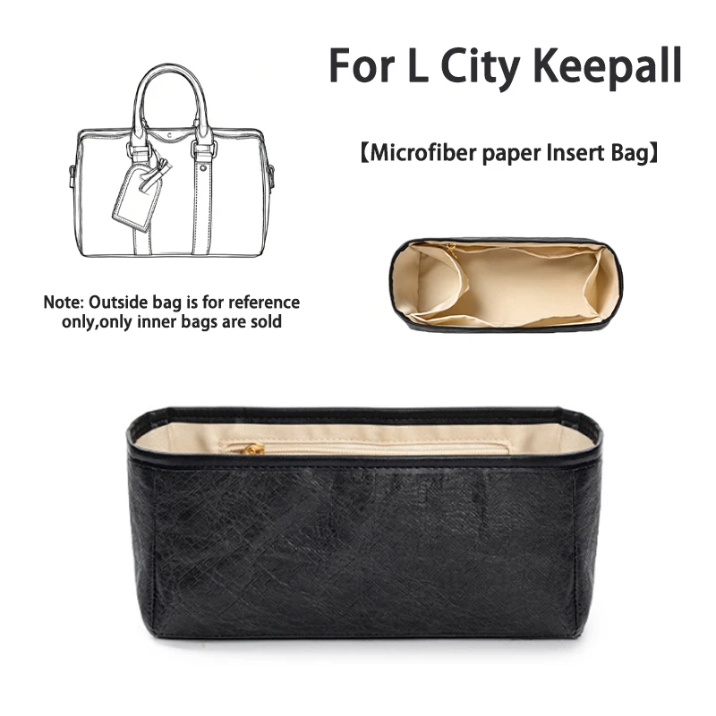 

EverToner Ultra Light Dupont Paper Organizer Insert for L City Keepall Liner Bag Shaper & Inner Support