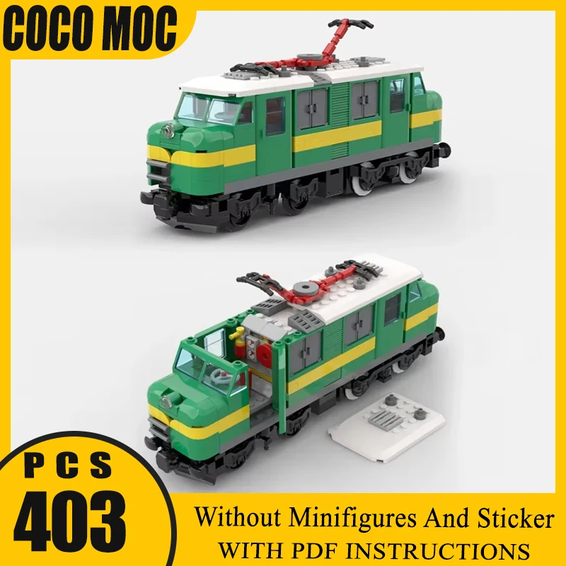 

Модель городской поезда, винтажные испанские локомотивы, подарки Moc, строительные кирпичи, рождественские игрушки, диафоры, сборочные технологии, модульные блоки