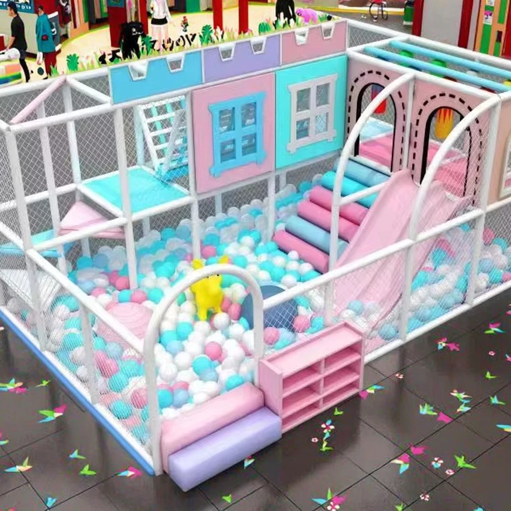 

Indoor Kids' Playground Naughty Castle For School & Amusement Park Shopping Mall-Made Foam Plastic Play Area