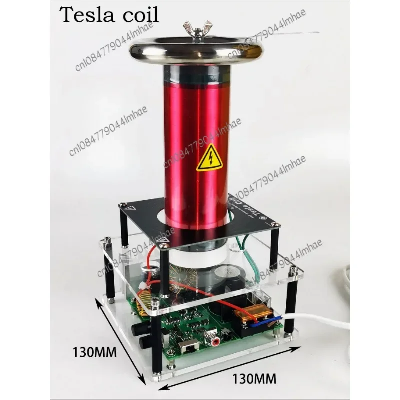 Tesla Coil Desktop SSTC Solid State Music Tesla Coil 10CM Arc Finished Product, Artificial Lightning