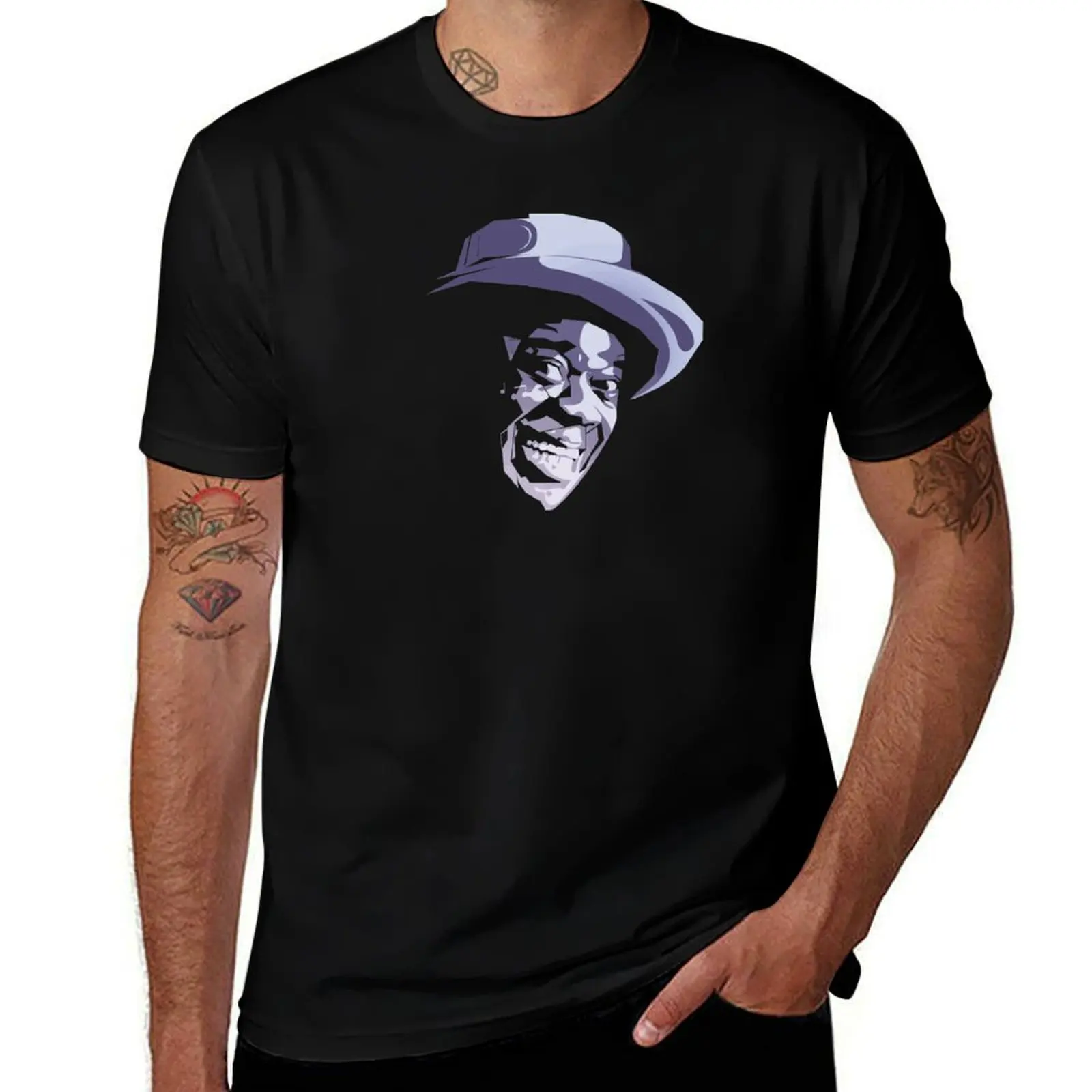 

Louis Armstrong T-Shirt t shirts for man slim fit t shirts for man graphic vintage t shirts cotton 100% T-shirt