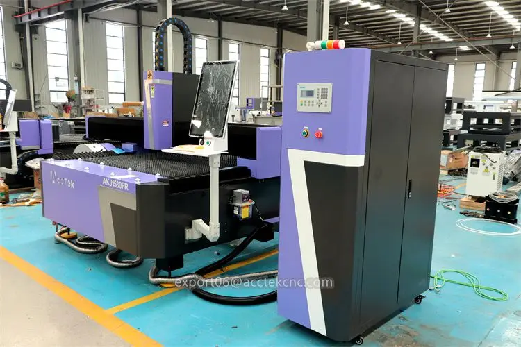 CNC Fiber Laser Cutting Machine 1000W Raycus Laser Cutter for Metal Tube and Pipe Cutting with Rotary