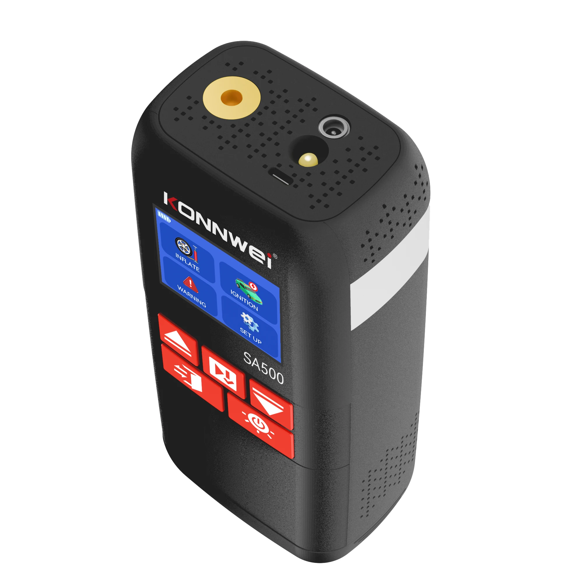 

KONNWEI Car SA500 Jump Starter Air Pump Power Bank SOS Light Car Tire Pump with Air Compressor LED Lamp 12V Vehicle Tool Kits ﻿