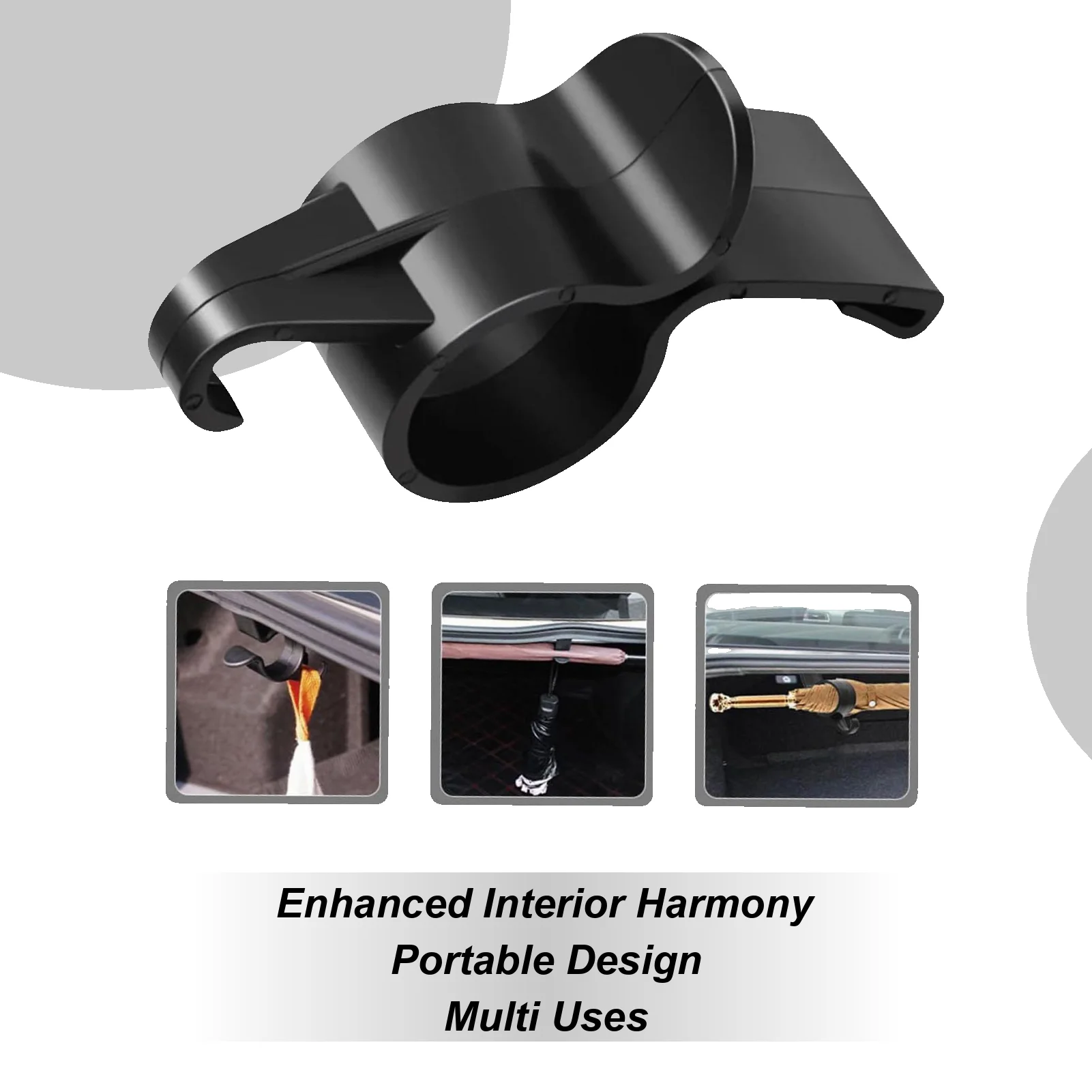 Car Storage Hook Multifunctional Car Boot Organizer Storage Hooks Stand For Automotive Seat Headrest Purse Bag Truck Stroller