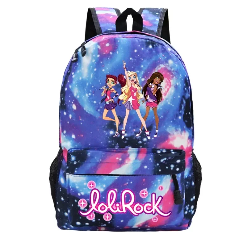 LoliRock-Mochila escolar para niños, estudiantes, adolescentes, Mochila de hombro de dibujos animados, regalo para niños y niñas