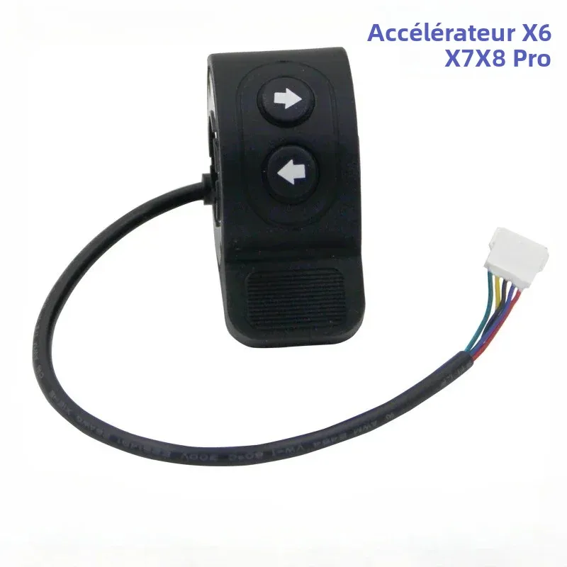 Accélérateur de pouce pour Scooter, clignotant gauche et droit, X6X7X8 Pro, bouton de contrôle de vitesse, contrôleur de vitesse Hover-1