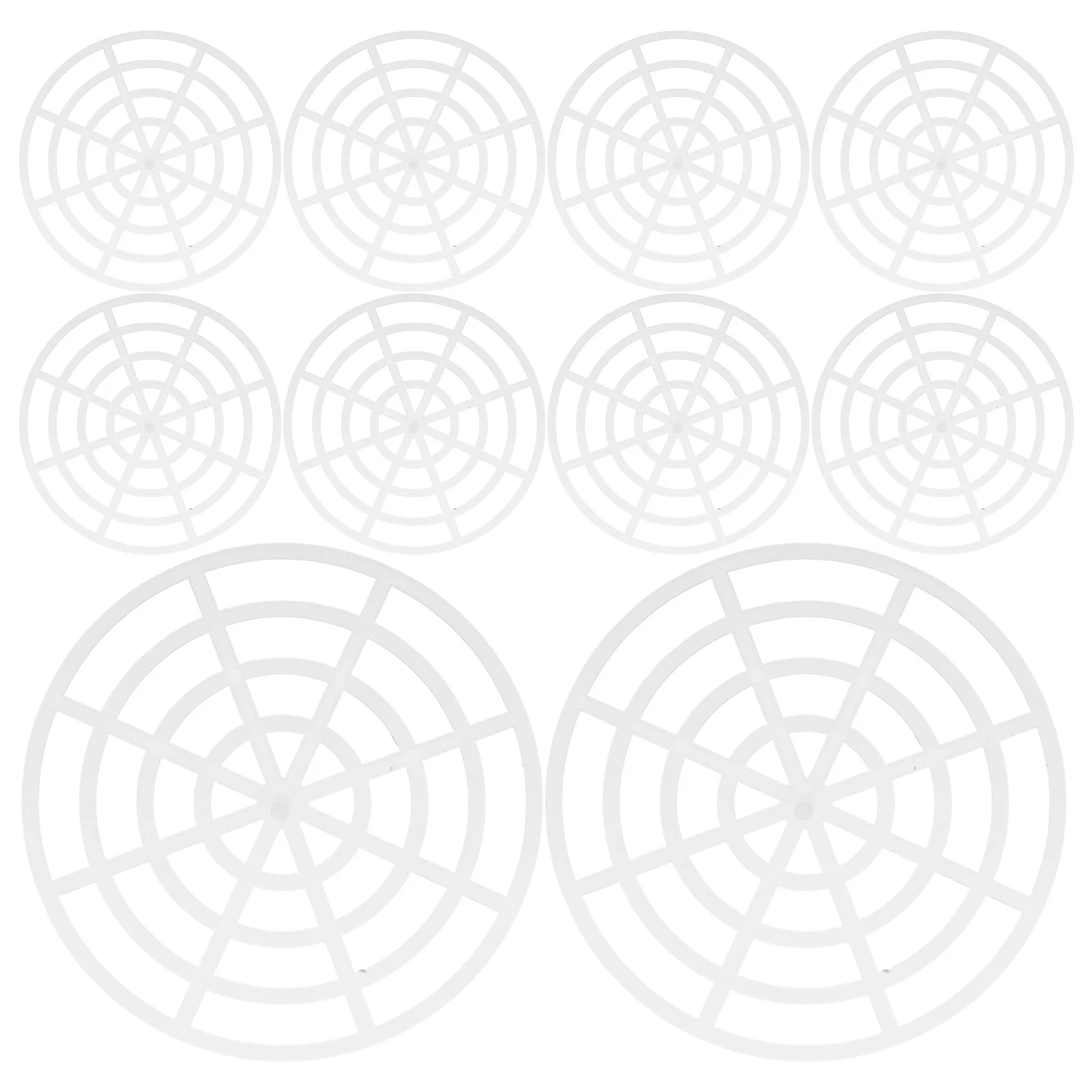 

10pcs Pickle Jar Press Plate 9.7Cm Plastic Fermenting Weight For Pickled Vegetables Canning Supplies Kitchen Vegetable Fixer