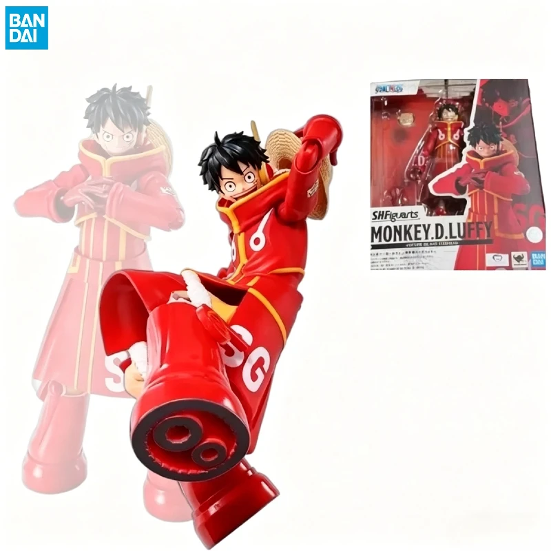 

【IN STOCK】Original Bandai S.H.Figuarts One Piece Monkey D. Luffy Future Island Egghead SSG Suit 15cm Figure