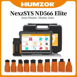 HUMZOR ND566 Elite Diesel Vehicle Fault Diagnosis Instrument 12V24V System-wide DPF Truck Construction Machinery OBD Detector