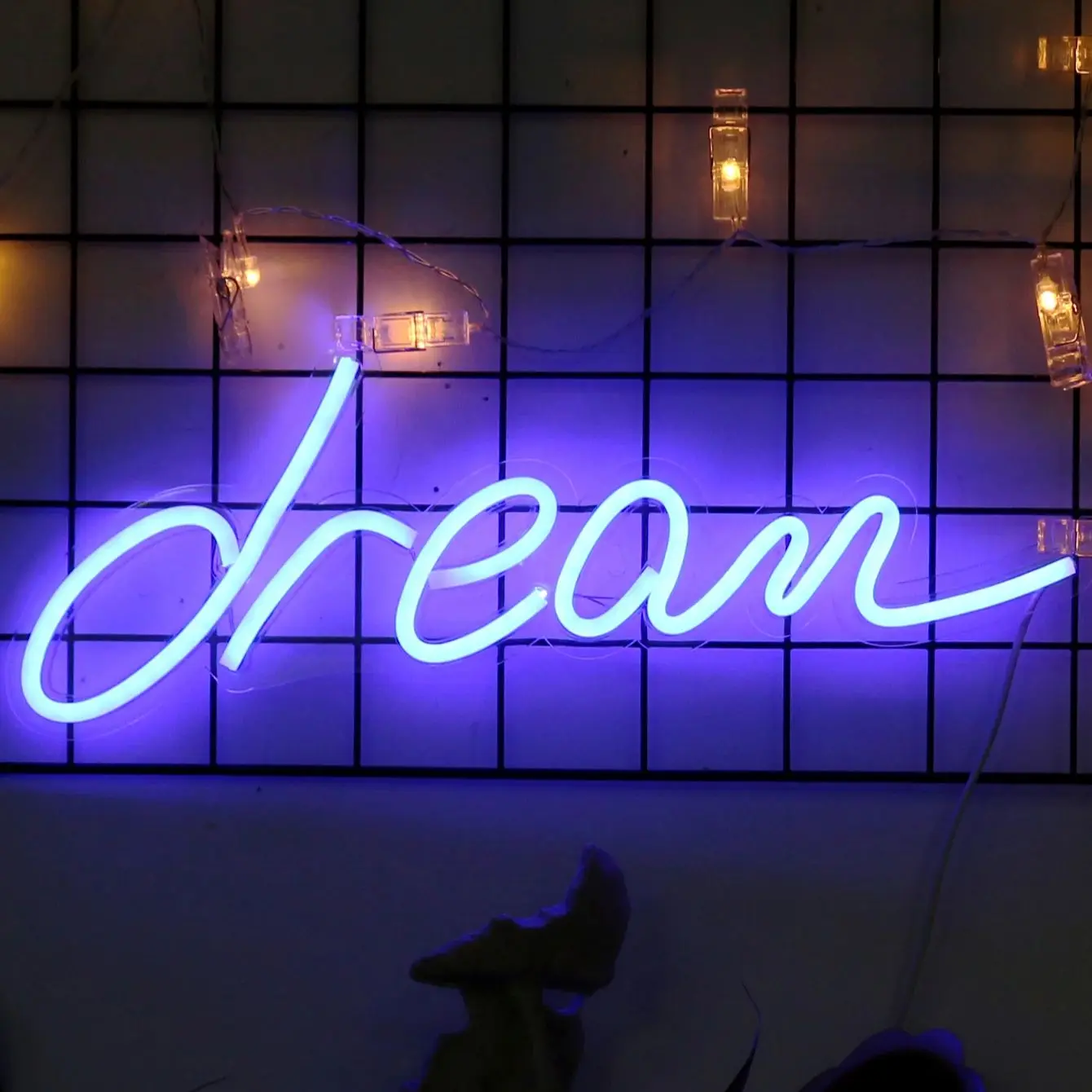 

Chi-buy светодиодный неоновый мечта с питанием от USB неоновые вывески ночник 3D настенное искусство спальня гостиная Декор лампы вывески