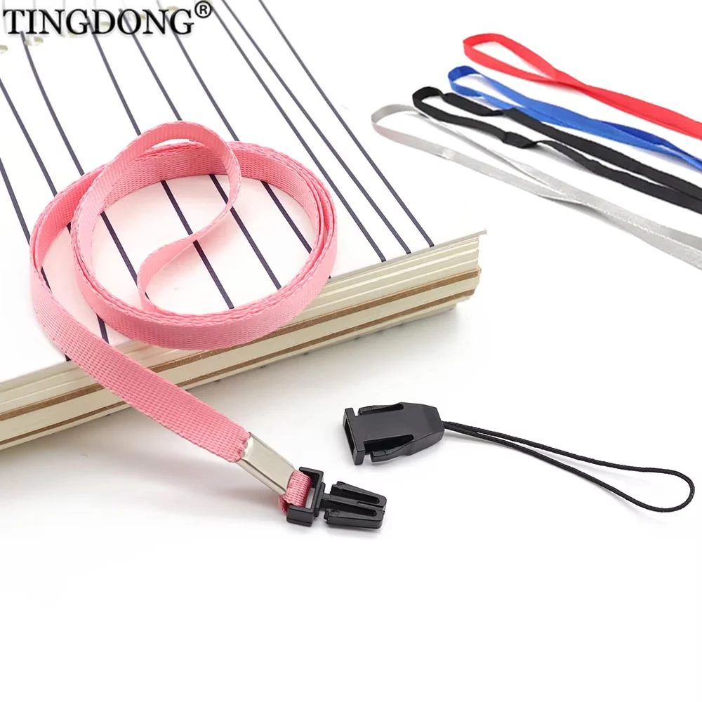 

6PCS Hot Sale Polyester Lanyards Neck Strap for ID Badge Card Gym Key USB Mobile Phone Holder DIY Hang Rope Lariat
