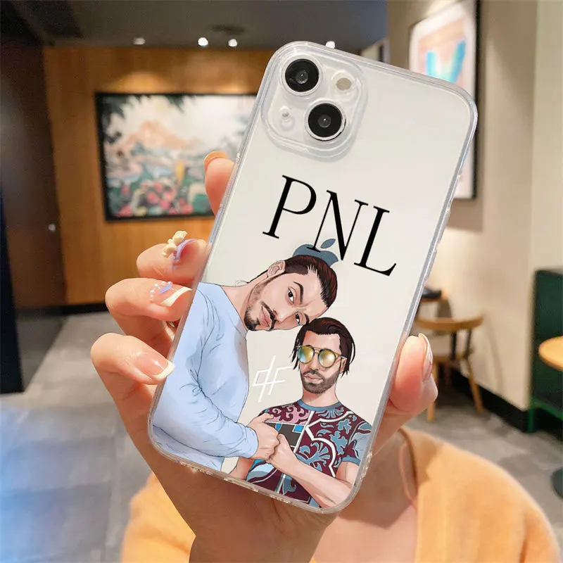 PNL QLF Rapper Singer Phone Case for iPhone 14 13 12 11 Pro Max Mini 8 7 Plus SE X XS XR Coque Clear Fundas Silicone Phone Cover