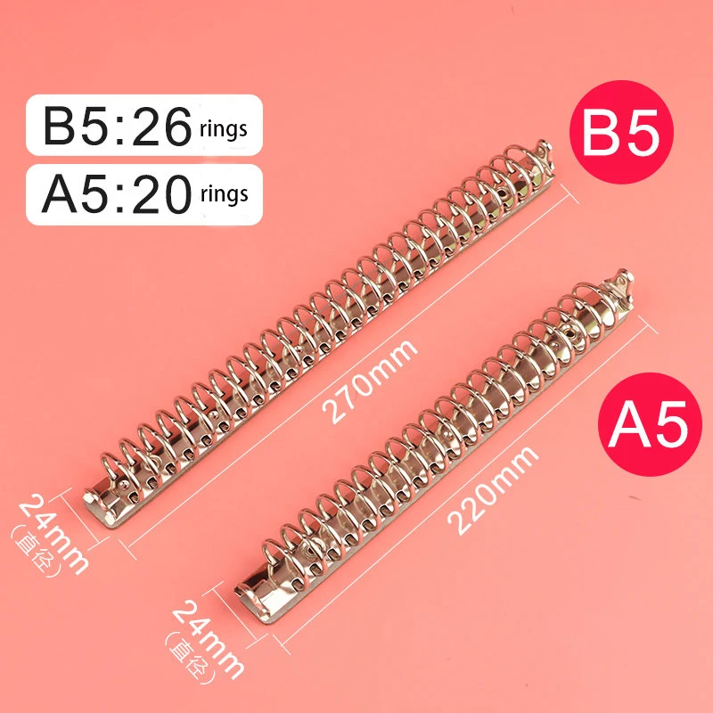 20mm 25mm 30mm DIY segregator pierścieniowy ze śrubami, 2 6 4 9 20 26 30 otworów mechanizmu, 280 = 285, A4 B5 A5 A6 A7